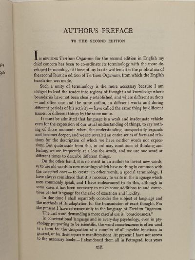TERTIUM ORGANUM: A Key to the Enigmas of The World