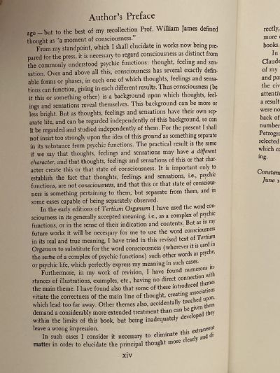 TERTIUM ORGANUM: A Key to the Enigmas of The World