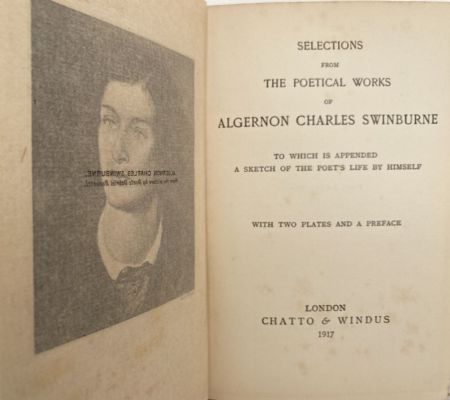 SELECTIONS FROM SWINBURNE'S POEMS 