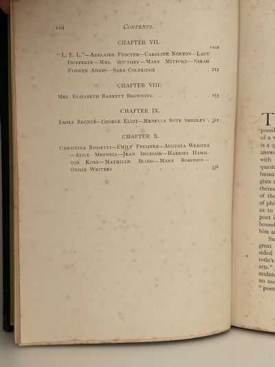 ENGLISH POETESSES: A Series Of Critical Biographies