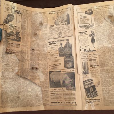 Old Newspaper : New Zealand Herald, 10th August 1945