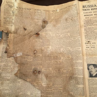 Old Newspaper : New Zealand Herald, 10th August 1945