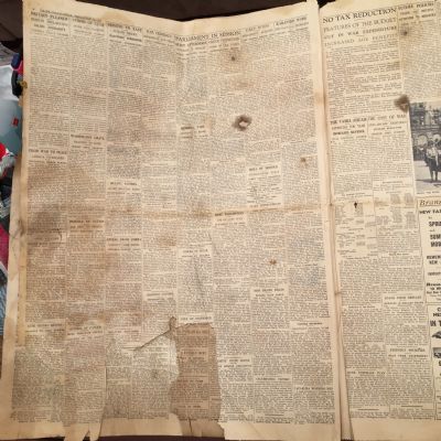 Old Newspaper : New Zealand Herald, 10th August 1945