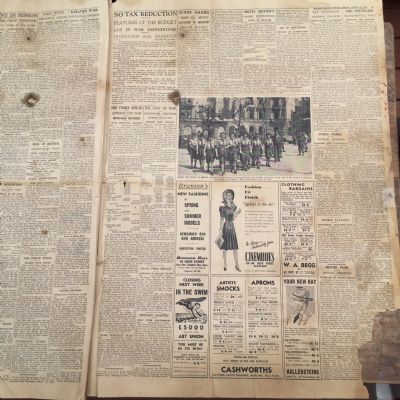 Old Newspaper : New Zealand Herald, 10th August 1945
