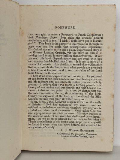 HARRINGAY STORY: A detailed account of The Greater London Crusade 1954