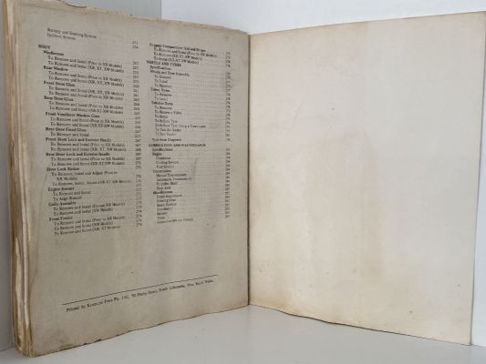 FORD FALCON Workshop Manual - Series XK, XL, XM, XP, XR, XT, XW 6 cylinders