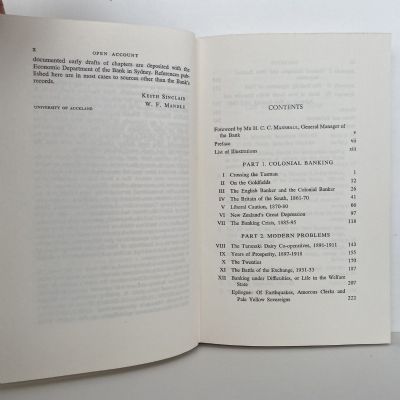 OPEN ACCOUNT: A History of the Bank of New South Wales in New Zealand 1861-1961