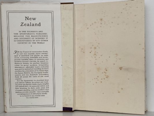 TRAVEL IN NEW ZEALAND: The Island Dominion - Its Life and Scenery Pleasure Routes and Sport