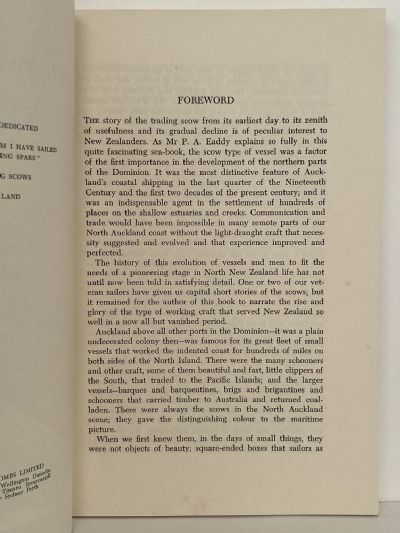 NEATH SWAYING SPARS: The Story of Trading Scows of New Zealand