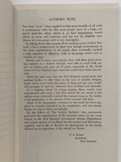 NEATH SWAYING SPARS: The Story of Trading Scows of New Zealand