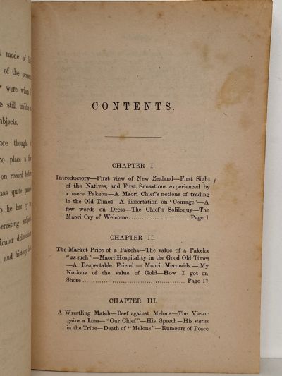 OLD NEW ZEALAND: A Tale of the Good Times by a Pakeha Maori