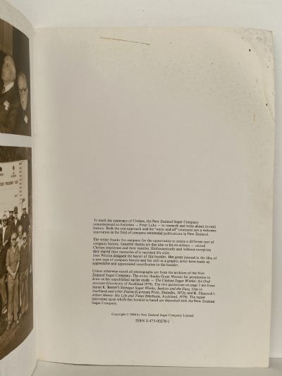 SUGAR WORKERS, SUGAR TOWN: An oral history of Chelsea Sugar Refinery 1884-1984