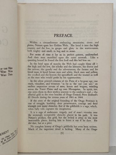 THE GOLDEN COBWEB: A saga of the Otago Goldfields 1861-64