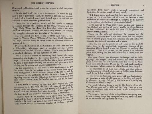 THE GOLDEN COBWEB: A saga of the Otago Goldfields 1861-64