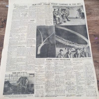 Old Newspaper : The Wanganui Herald, July 18th 1958