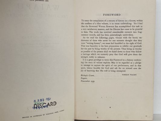 WAIAPU: The Story of a Diocese