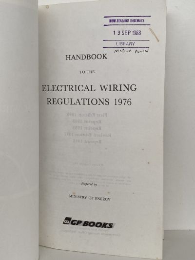 ELECTRICAL WIRING REGULATIONS 1976