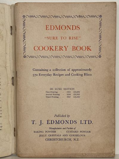 EDMONDS COOKERY BOOK: De Lux Edition 1955