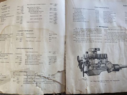 FORD FALCON Workshop Manual - Series XK, XL, XM, XP, XR, XT, XW 6 cylinders