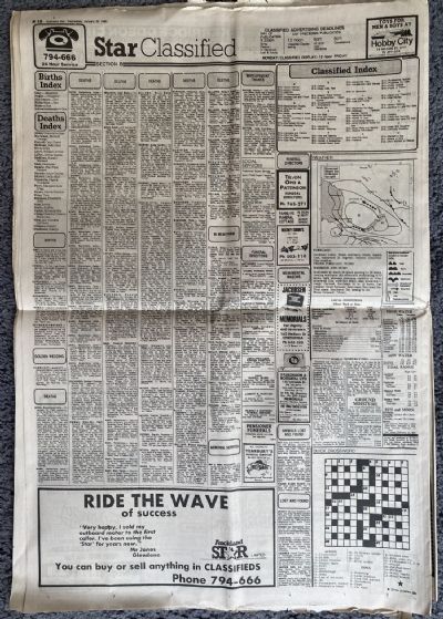 OLD NEWSPAPER: Auckland Star, 29 January 1986 - Space Shuttle Challenger