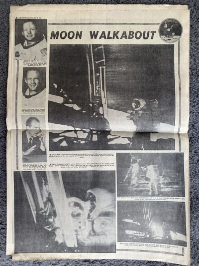 OLD NEWSPAPER: The Auckland Star, 22 July 1969 - Moon Landing Special