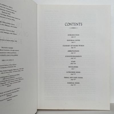 THE DICTIONARY OF NEW ZEALAND BIOGRAPHY: Volume One, 1769-1869