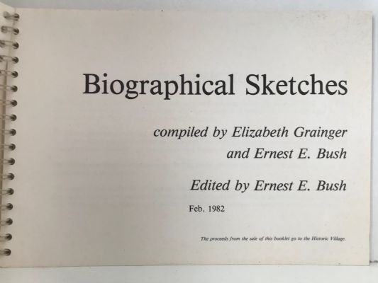 BIOGRAPHICAL SKETCHES OF THE CENTENNIAL MURAL