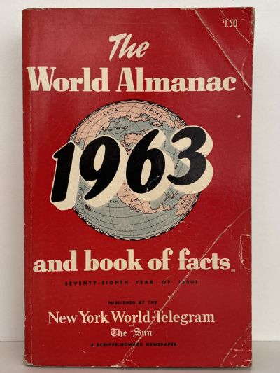 THE WORLD ALMANAC and Book of Facts 1963