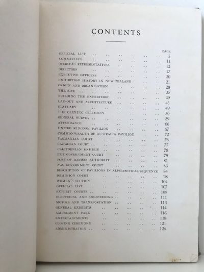 OFFICIAL HISTORY OF THE NEW ZEALAND CENTENNIAL EXHIBITION: Wellington 1939-1940