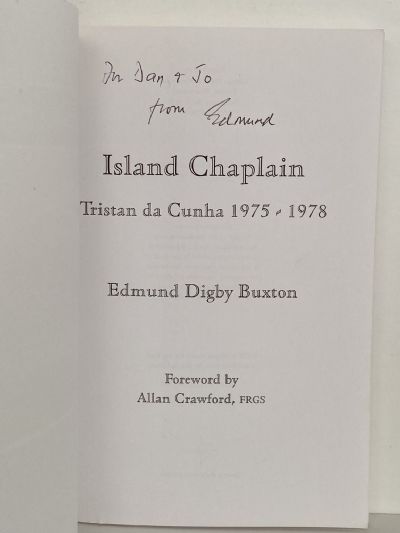 ISLAND CHAPLAIN: Tristan Da Cunha 1975-1978