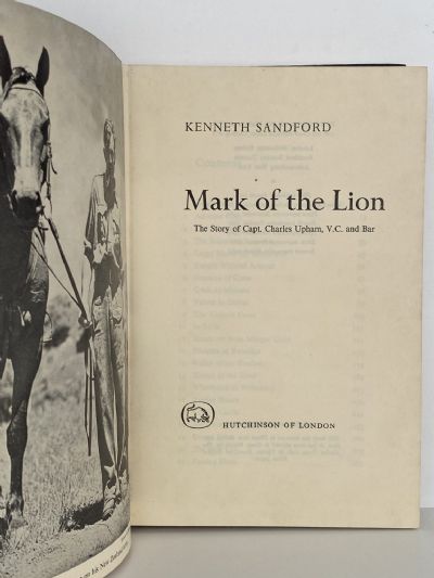 MARK OF THE LION: The story of Charles Upham V.C & Bar