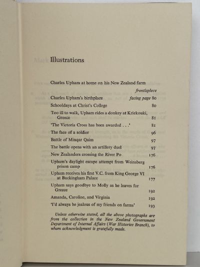 MARK OF THE LION: The story of Charles Upham V.C & Bar