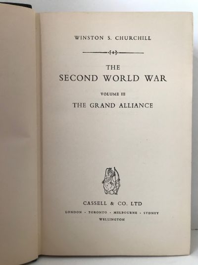 THE SECOND WORLD WAR: Volume III The Grand Alliance