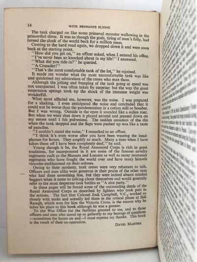 WITH PENNANTS FLYING: The Immortal Deeds of The Royal Armoured Corps