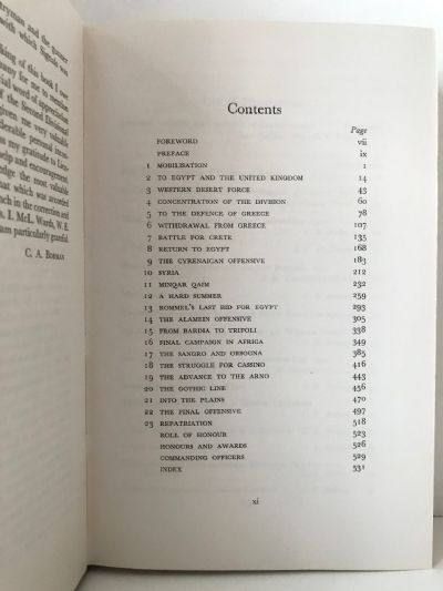 DIVISIONAL SIGNALS: Official History of New Zealand In The Second World War