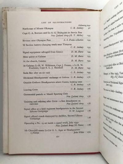 DIVISIONAL SIGNALS: Official History of New Zealand In The Second World War