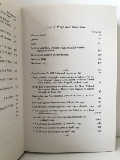 DIVISIONAL SIGNALS: Official History of New Zealand In The Second World War