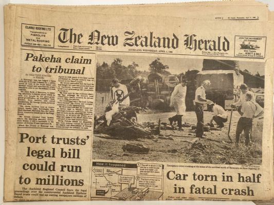 OLD NEWSPAPER: The New Zealand Herald - 4th April 1990