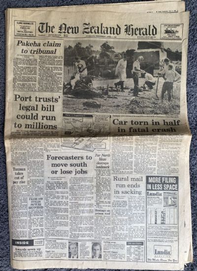OLD NEWSPAPER: The New Zealand Herald - 4th April 1990