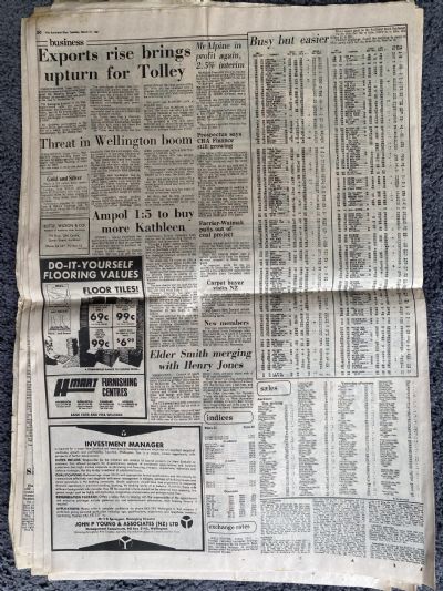 OLD NEWSPAPER: Auckland Star, 31st March 1981 - President Regan Shot