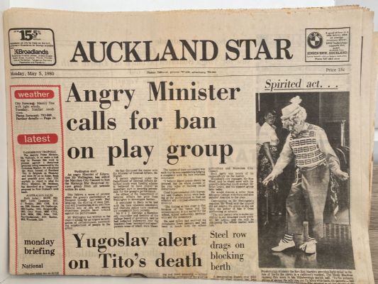 OLD NEWSPAPER: Auckland Star - 5th May 1980
