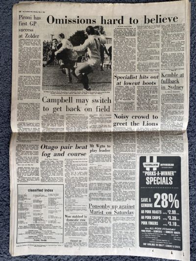 OLD NEWSPAPER: Auckland Star - 5th May 1980