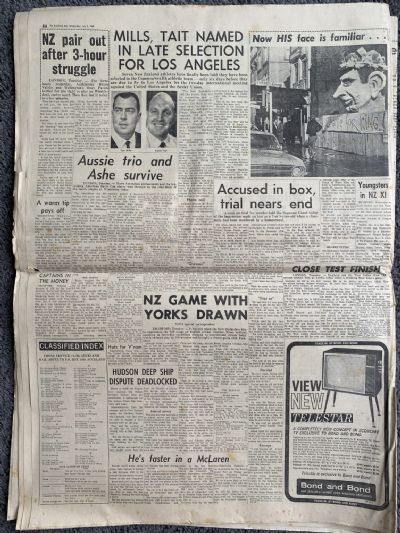 OLD NEWSPAPER: The Auckland Star, 2nd July 1969 - Prince of Wales crowned