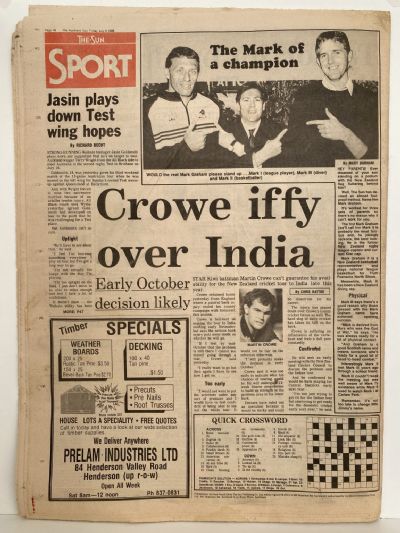 OLD NEWSPAPER: The Auckland Sun, 8th July 1988 - Piper Alpha Rig blast