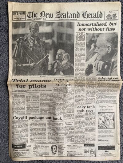 OLD NEWSPAPER: The New Zealand Herald - 6th March 1990