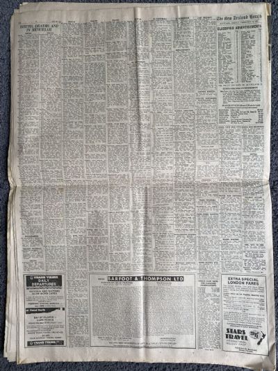 OLD NEWSPAPER: The New Zealand Herald, 13th February 1981 - Foot and mouth outbreak