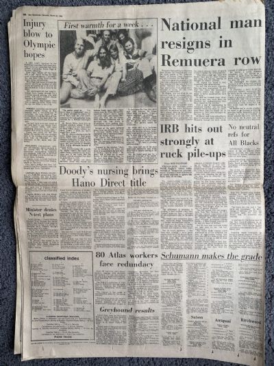 OLD NEWSPAPER: Auckland Star Weekender - 22nd March 1980