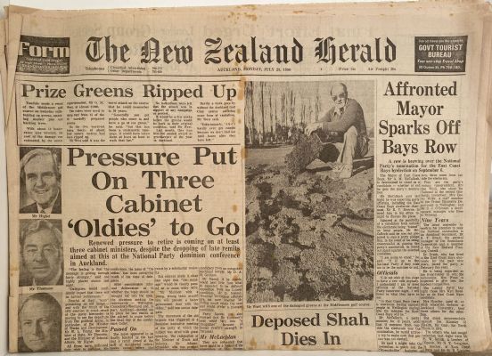 OLD NEWSPAPER: The New Zealand Herald - 28th July 1980