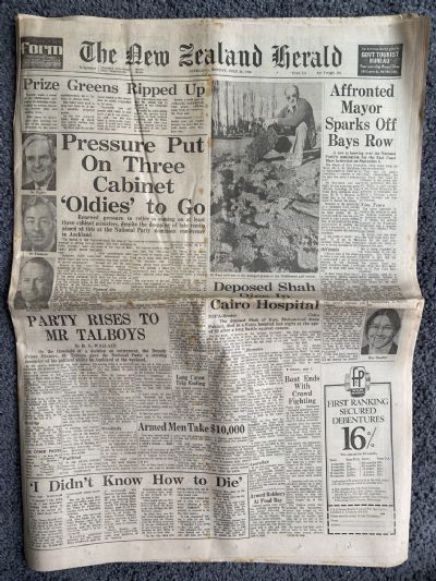 OLD NEWSPAPER: The New Zealand Herald - 28th July 1980