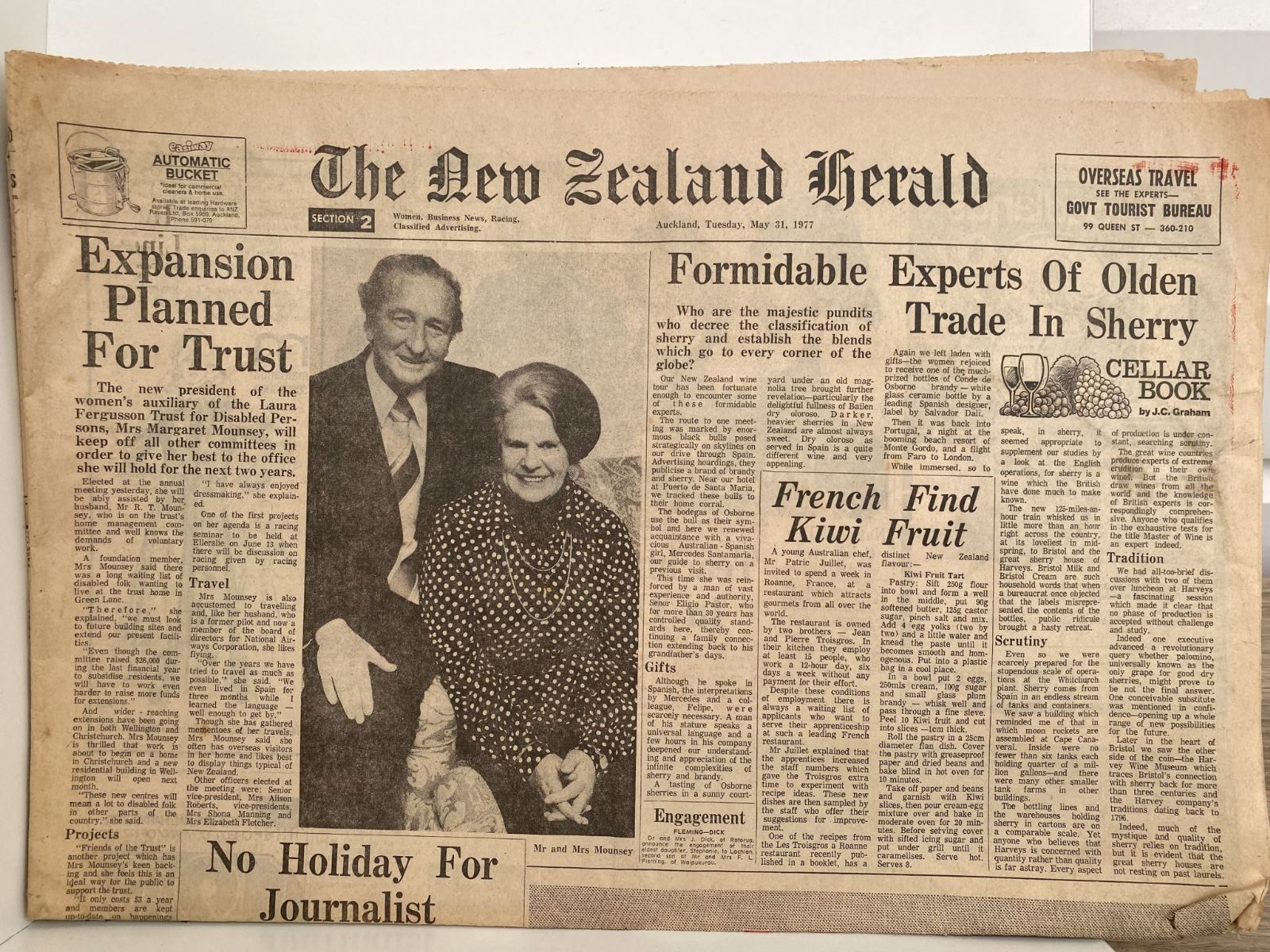 OLD NEWSPAPER: The New Zealand Herald - 31st May 1977
